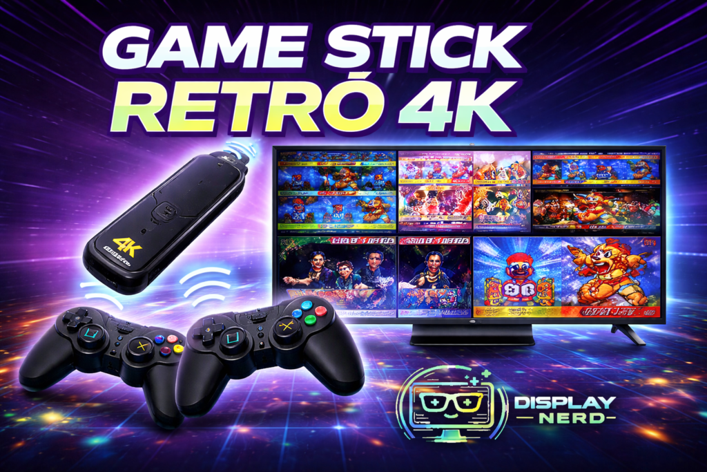 Game Stick Retrô 4K com 10.000 Jogos